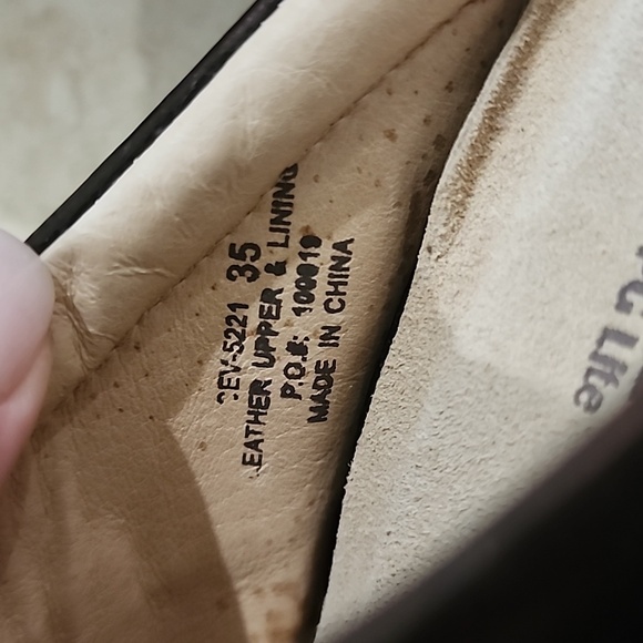 Alegria Choco Posey Floral Brown Suede Slip On Clog Mule Size 35 Comfort - Picture 4 of 9